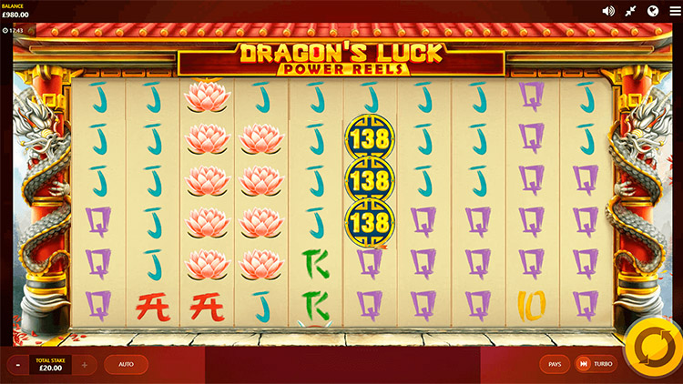 Dragon's Luck Power Reels Slots Lord Ping