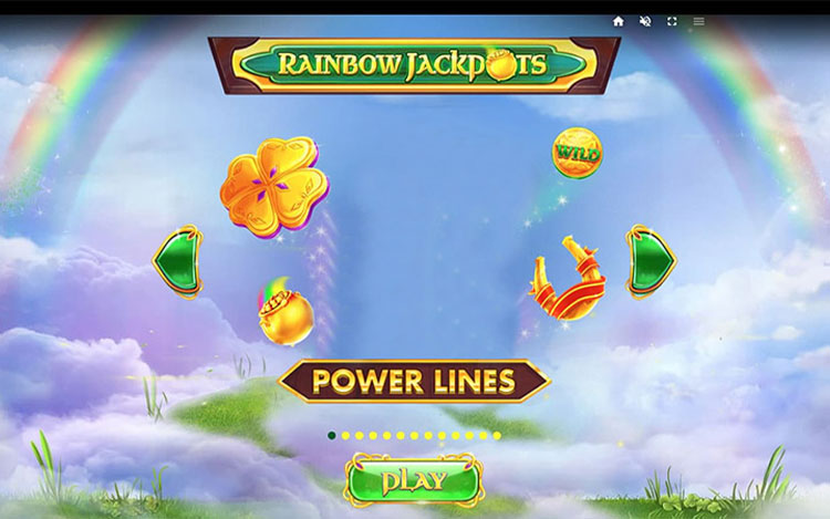 Rainbow Jackpots Power Lines Slots Lord Ping